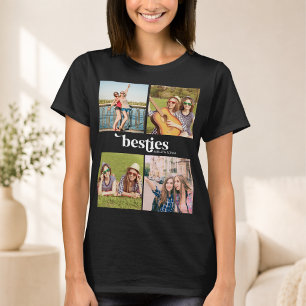T-shirt met fotocollage voor beste vriendinnen