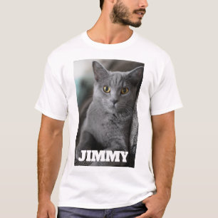 T-SHIRT MET FOTOVAN EEN KAT