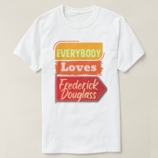T-shirt met Frederick Douglass-ontwerp voor iedere