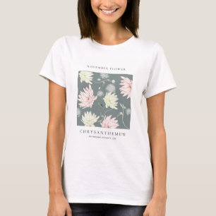 T-shirt met geboortebloem november