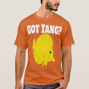 t-shirt met gele tang