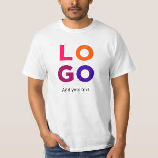 T-shirt met gepersonaliseerd logo en tekst