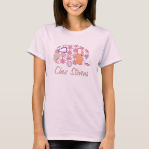 T-shirt met gepersonaliseerd retro-ontwerp voor ca