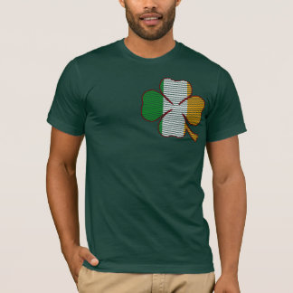 T-shirt met gestreept klaver