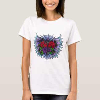 T-shirt met gevleugeld hart