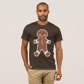 T-shirt met Gingerbread Boy (Voorkant volledig)