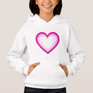 T-shirt met glanzend hartendesign voor meisjes