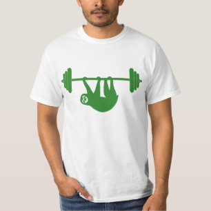 T-shirt met glanzende gleuf (groen)
