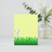 t-shirt met golfslag briefkaart (Staand voorkant)