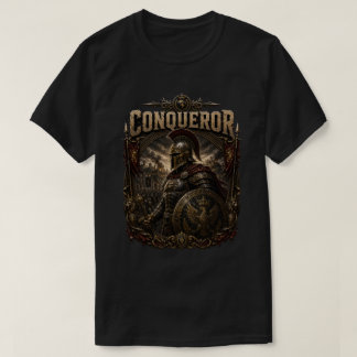 T-shirt met grafisch ontwerp voor mannen van Conqu