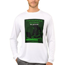 T-shirt met grafische afbeelding van hacker-laptop
