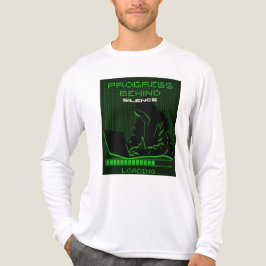 T-shirt met grafische afbeelding van hacker-laptop