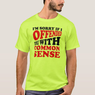 T-Shirt met Grappige Tekst die Gezonde Mensen Vero