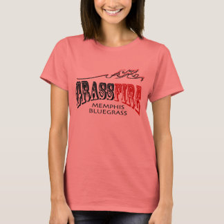 T-shirt met grassfire Bluegrass