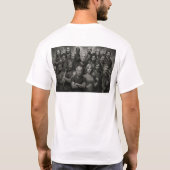 T-shirt met grijze wilskracht (Achterkant)