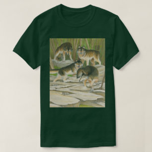 T-shirt met Grijze Wolven