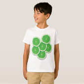 T-shirt met groene limoenfruit (Voorkant volledig)
