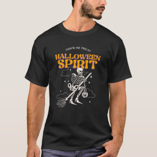 T-shirt met Halloween-spirit: snoep of een poets