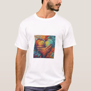T-shirt met "Hearty Hugs"