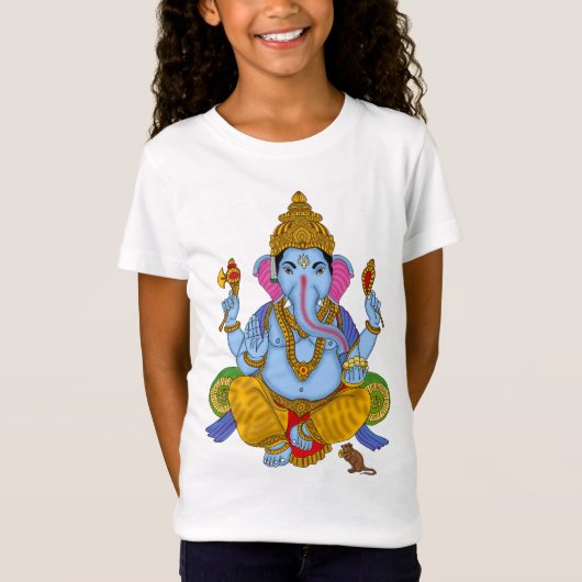 T-shirt met Heer Ganesha (Voorkant)