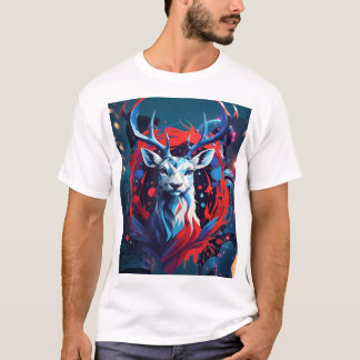 T-shirt met hert 
