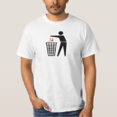 T-shirt met het vuilniscommunisme (Voorkant)