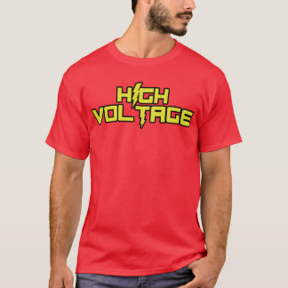 T-shirt met hoge spanning (rood)