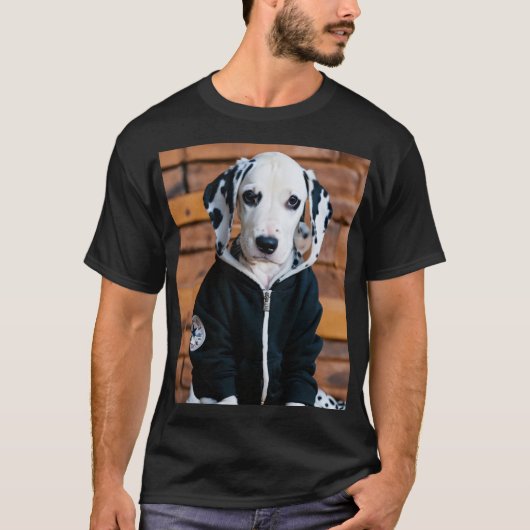 T shirt met hond (Voorkant)