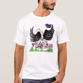 T-shirt met hoog vliegend shirt