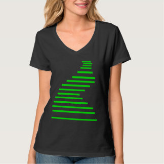 T-shirt met horizontale lijnen