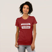 T-shirt met houdingsprobleem (Voorkant volledig)