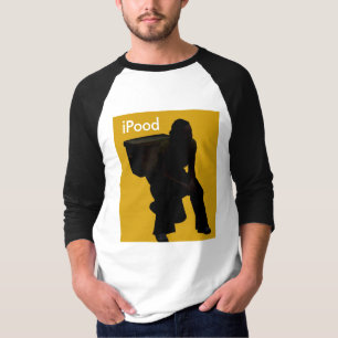 T-shirt met hout