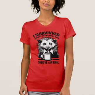 T-shirt met humor voor de werkplek - Bedrijfsbuide