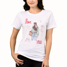 T-shirt met 'I Love You' | Romantisch cadeau voor