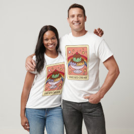 T-shirt met ijs tarotkaart