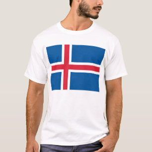 T-Shirt met IJslandse vlag