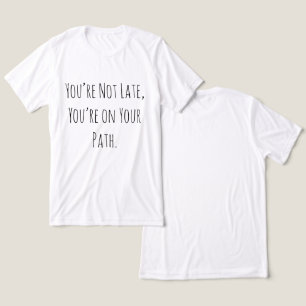 T-shirt met Inspirerend groei
