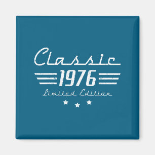 T-shirt met jaar 50 Oude Vintage Klassieke Auto Magneet