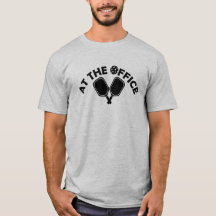 T-shirt met kantoorzwart blok