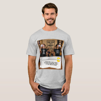 T-shirt met kauwgomwikkelgrappen