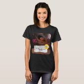 T-Shirt met kauwgomwikkelgrappen Liefdestaal (Voorkant volledig)