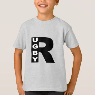 T-shirt met kinderen Design RUGBY