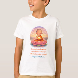 T-shirt met kindmonnik