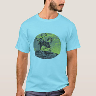 T-shirt met kiteboarding