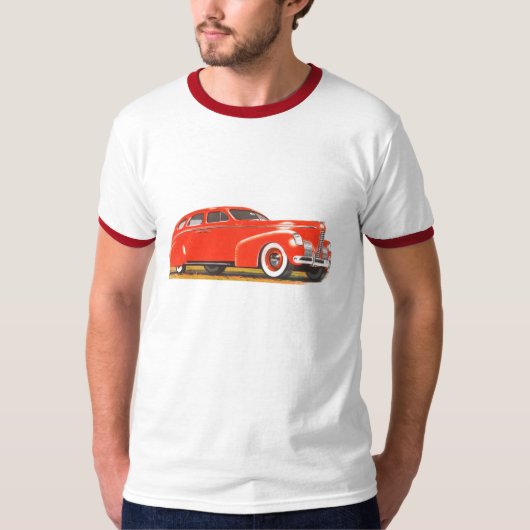T-shirt met klassieke auto. 1939 Nash (Voorkant)
