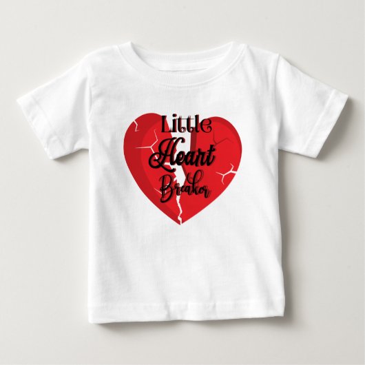 T-shirt met kleine hartbreker (Voorkant)