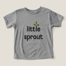 T-shirt met kleine spruit