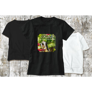 T-shirt met kolibrie op voederbak