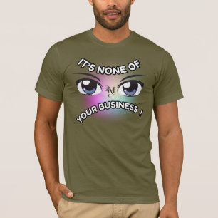 T-shirt met korte mouwen: Geen van jou (leger)