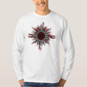 T-shirt met lange hoes